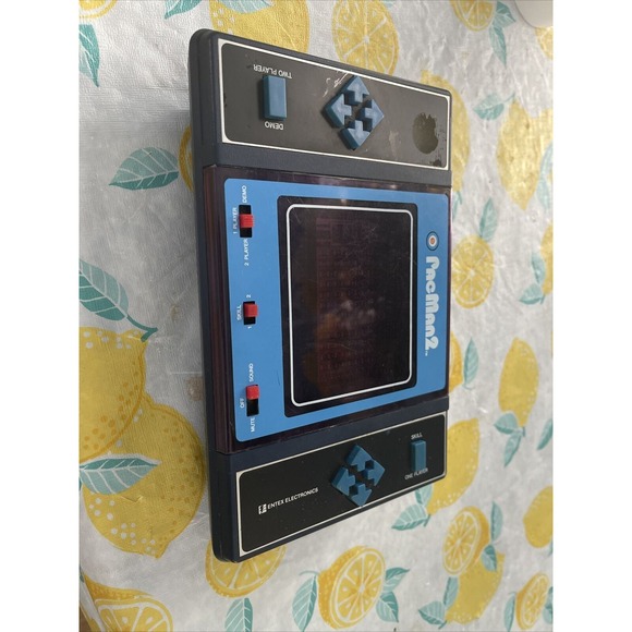 Entex 1981 PacMan 2 Handheld Vintage Video Game‎ Original Works Electronic (19)